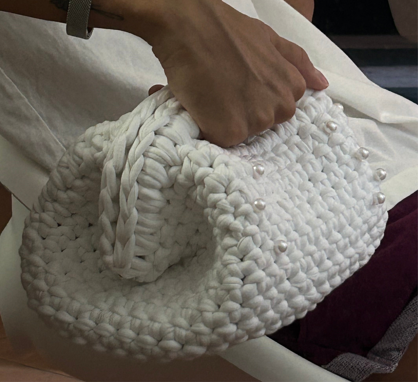 Clutch bag PERLA big