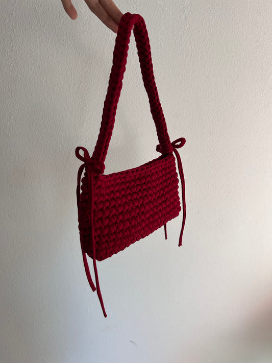 Handbag with bows